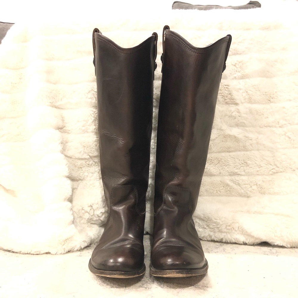 Frye Melissa Button - Dark Brown - image 2